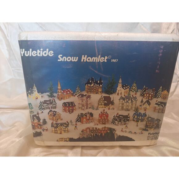 Yuletide 1987 “Barogue Mansion” Lighted Christmas Village House - Picture 8 of 8